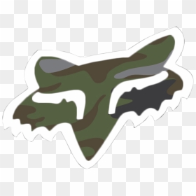 Camouflage Clipart Fox - Transparent Fox Racing Logo, HD Png Download - camouflage png