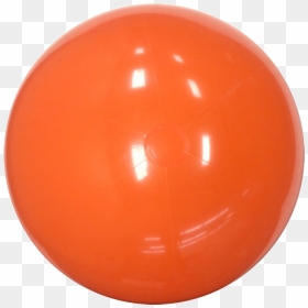 Solid Orange Png - Sphere, Transparent Png - beach balls png