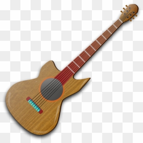Free Vector Wooden Guitar - Ortega R122, HD Png Download - guitar vector png