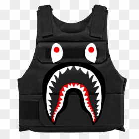 Bape Bulletproof Vest, HD Png Download - bape shark png