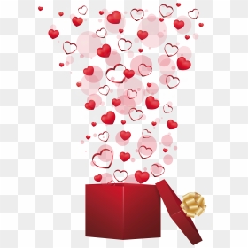 Confetti Clipart Valentines, HD Png Download - red confetti png