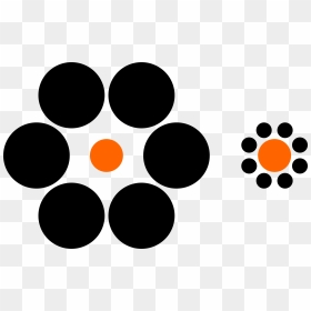 Transparent Orange Circle Png - Orange Circle Is Bigger, Png Download - orange circle png
