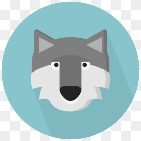 Wolf Icon Png, Transparent Png - wolf cartoon png
