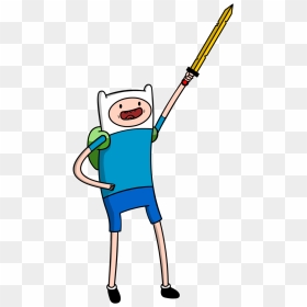 Finn Png Picture - Finn The Human With Sword, Transparent Png - finn png
