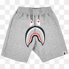 Bape Shark Sweat Shorts - Pocket, HD Png Download - bape shark png