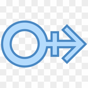 Male Stroke H Icon - Circle, HD Png Download - blue paint stroke png
