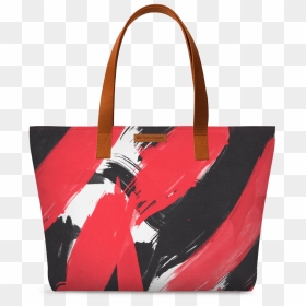 Shoulder Bag, HD Png Download - black brush stroke png