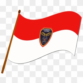 Bandera Dirección Nacional Bomberos - Bomberos Colombia, HD Png Download - bandera de colombia png
