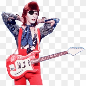 David Bowie Guitar Clip Arts - David Bowie Stage Costumes, HD Png Download - guitar vector png
