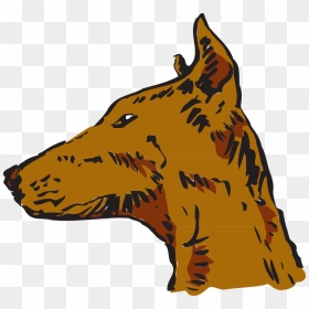 Dog Head Clipart Side View, HD Png Download - dog head png