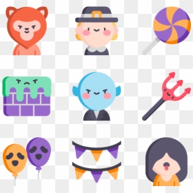 Halloween Icons, HD Png Download - halloween party png