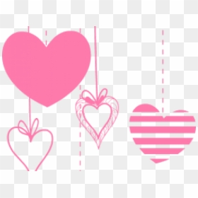 Pink Falling Hearts Transparent Png, Png Download - falling hearts png