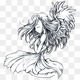 Guardian Angels Tattoo Designs - Beautiful Drawing Of An Angel, HD Png Download - guardian angel png