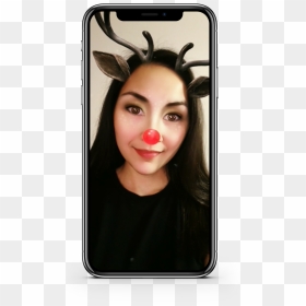 Snapchat Augmentedreality Facelens Joscelynsevier - Iphone, HD Png Download - snap chat png