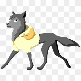 Cartoon Wolf In Sheep"s Clothing Clipart - Wolf In Sheep's Clothing, HD Png Download - wolf cartoon png
