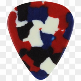 Guitar Pick Red White And Blue, HD Png Download - red confetti png