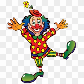 Funny Cartoon Clowns Clipart , Png Download - Cartoon Clown Png, Transparent Png - evil clown png
