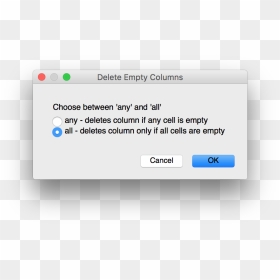 / Images/delete Empty Columns - Mac Os X El Capitan Siri, HD Png Download - columns png