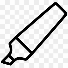 Marker Pen - Marker Pen Icon Png, Transparent Png - marker line png