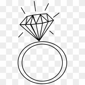 Diamond Rings Clip Art, HD Png Download - diamond ring clipart png