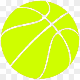 Clipart Basketball Yellow - Yellow Basketball Clipart, HD Png Download - basketball ball png