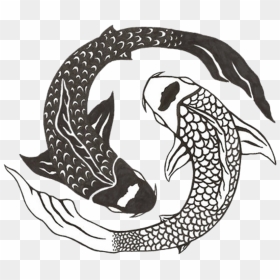 Drawn Koi Fish Aesthetic - Tyne Bridge, HD Png Download - koi png