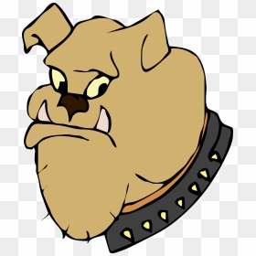 Cartoon Sad Bulldog Clipart, HD Png Download - dog head png