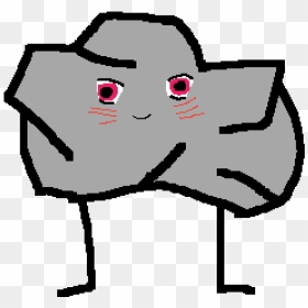 Cute Rock Png, Transparent Png - cartoon rock png