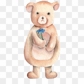 This Backgrounds Is Watercolor Cute Bear Png About - Bear Watercolor Png, Transparent Png - cute bear png