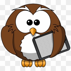 Owl Clip Art Clear Background - Owl Clipart Free, HD Png Download - cartoon computer png