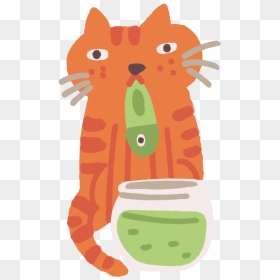 Cartoon, HD Png Download - cat vector png