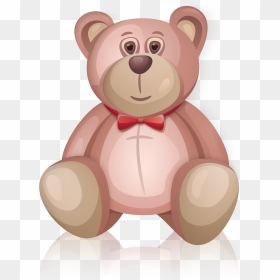 Bear Birthday Illustration - Cute Teddy Bear Transparent Background, HD Png Download - cute bear png