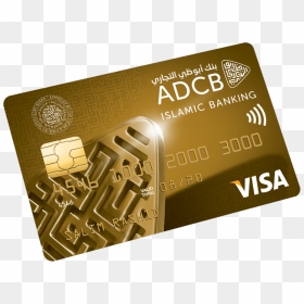 Adcb Islamic Touchpoints Gold Credit Card - Gold Adcb Credit Card, HD Png Download - card suits png