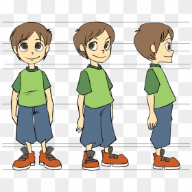 I Did The Same For The Legs - Cartoon Character Model Sheet, HD Png Download - cartoon body png