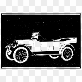 Inverted Old Car Clip Arts - Classic Car, HD Png Download - old car png