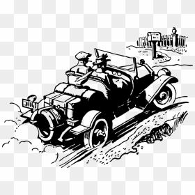 Gambar Animasi Mobil Tua, HD Png Download - old car png