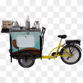 Bike And A Box Hot Coffee Trike - Tricycle, HD Png Download - tricycle png