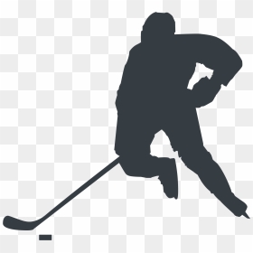 Ice Hockey - Dirty Screen Effect Q80, HD Png Download - hockey player png