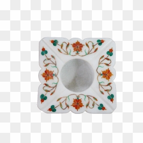 Marble Inlay Ashtray, Hd Png Download - Ceramic, Transparent Png - ashtray png