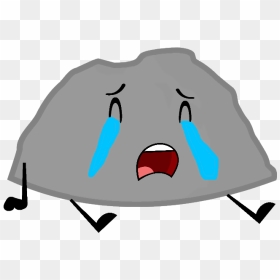 Rock Crying - Crying Rock, HD Png Download - cartoon rock png