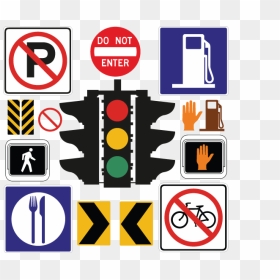 530 Street Signs And Icons Clipart , Png Download - Street Sign Icons, Transparent Png - street signs png