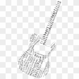 Typography // Fender Telecaster - Guitar Typography Png, Transparent Png - bass guitar png