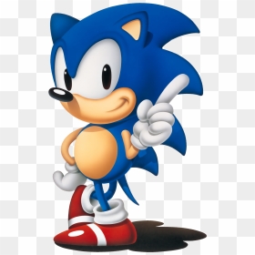 Classic Sonic The Hedgehog Sega, HD Png Download - sega png