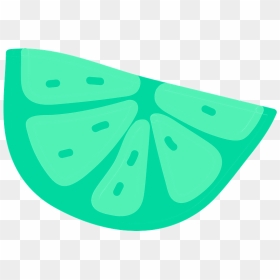 Slice Of Lime Clipart, HD Png Download - lime slice png