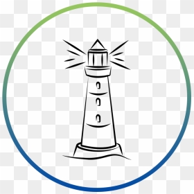 Lighthouse Clipart Democracy - Cartoon Lighthouse Drawing, HD Png Download - lighthouse clipart png