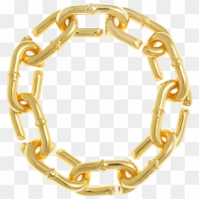 Gold Chain Circle Png, Transparent Png - Gold Chain Circle Png, Png Download - rapper gold chain png
