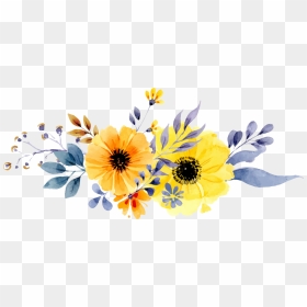 Vector Yellow Flower Png, Transparent Png - orange flowers png