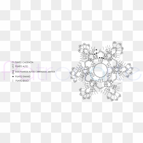 Copo De Nieve Esquema, HD Png Download - copo de nieve png