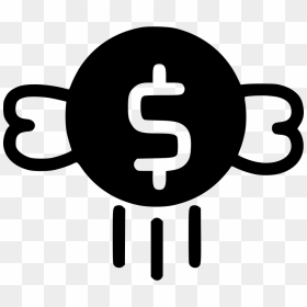 Flying Money - Sign, HD Png Download - flying money png