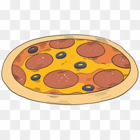 Pizza Clipart - Circle, HD Png Download - pizza clipart png